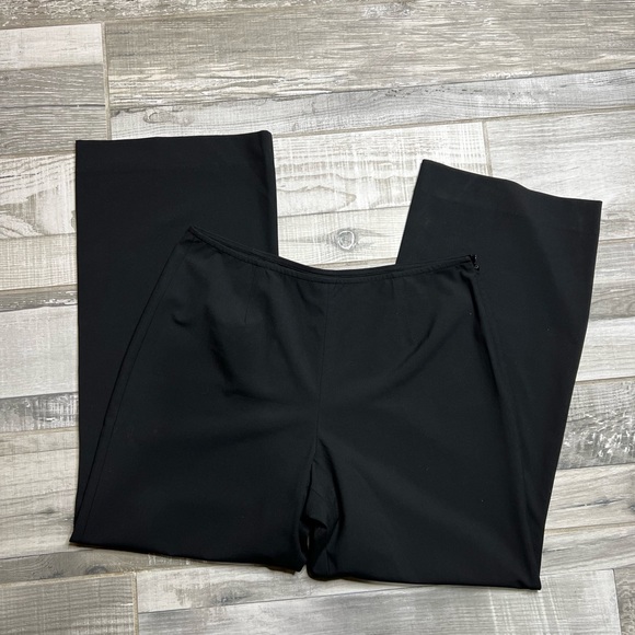 J JILL WOMENS BLACK STRETCH PANTS SIZE 16 STRETCH GREAT QUALITY NO POCKETS - Picture 12 of 14